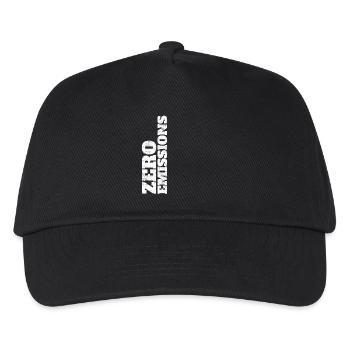 Zero emissions / electric driving / electric car - Kids’ Baseball Cap - black - Front