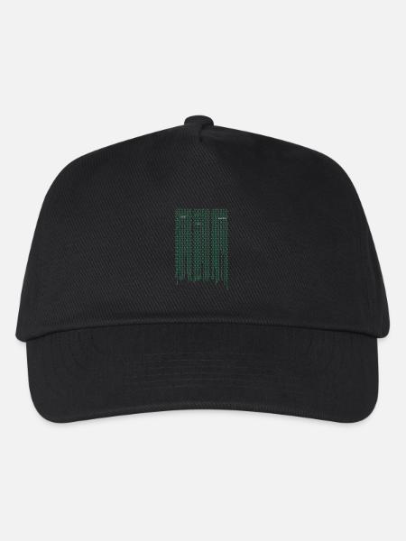 Matrix code - Kinder Basecap - Schwarz