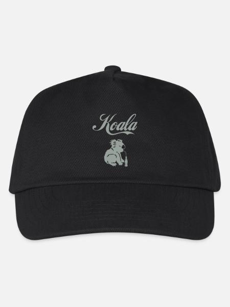 Koala - Kinder Basecap - Schwarz