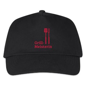 Grill Master (1C) - Kids’ Baseball Cap - black - Front