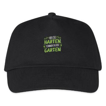 T-Shirt für Gartenbau Gärtner und Gartenbauer - Kinder Basecap - Schwarz - Vorne