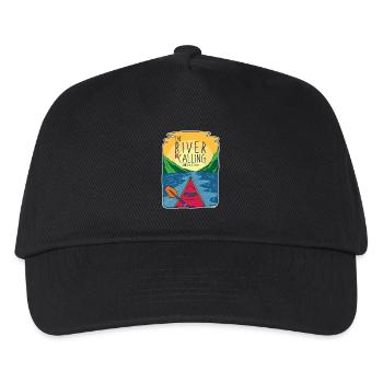 Kajak - Kinder Basecap - Schwarz - Vorne