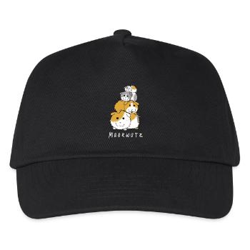 Joyeux cochon d'Inde I Meersau Gift I Fun - Casquette de baseball Enfant - noir - Devant