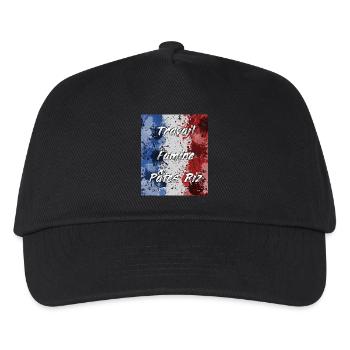 Travail Famine Pâtes Riz - Casquette de baseball Enfant - noir - Devant