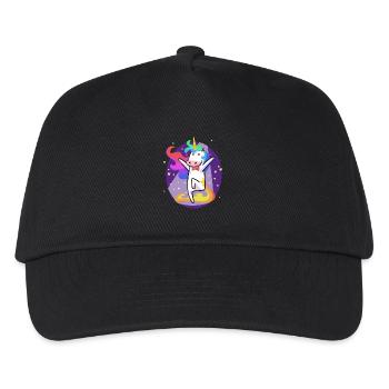 Party unicorn - Kids’ Baseball Cap - black - Front