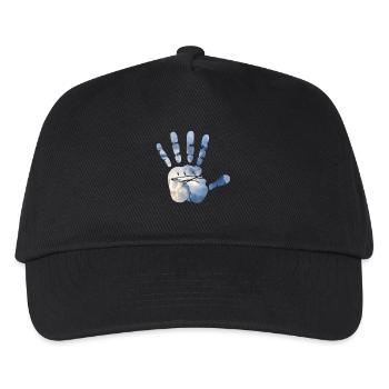 Mains-en-ciel - Casquette de baseball Enfant - noir - Devant