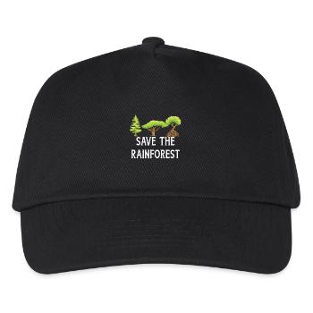 Save The Rainforest - Kids’ Baseball Cap - black - Front