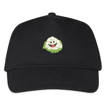 Cauliflower Cabbage Vegetables Vegan Healthy - Kids’ Baseball Cap - black - Front