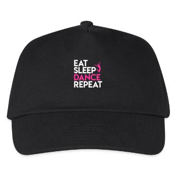 Dance and Life Motto Design - Kids’ Baseball Cap - black - Front