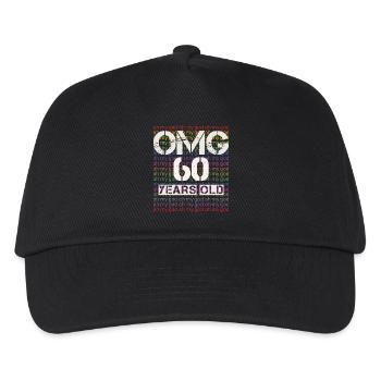 60th birthday - Kids’ Baseball Cap - black - Front