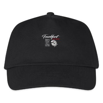 Tshirt - Fussball Fan Frankfurt - Made my day - Kinder Basecap - Schwarz - Vorne