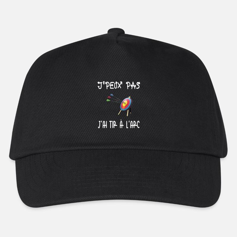 j'peux pas j'ai tir a l'arc - Casquette de baseball Enfant - noir
