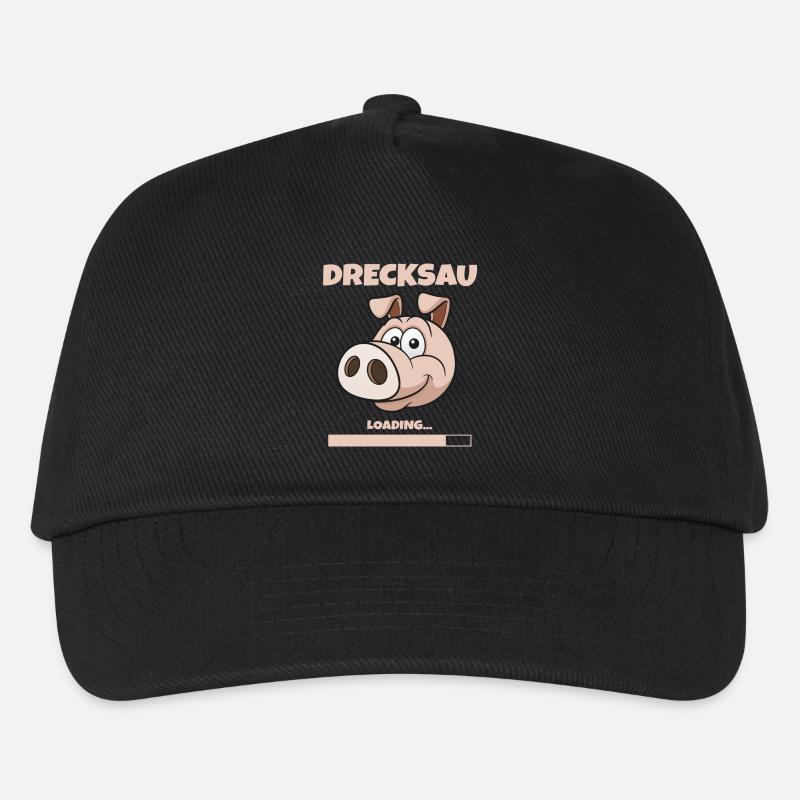 DRECKSAU - LOADING - Kinder Basecap - Schwarz