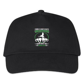 When I'm not watching birds, I think - Kids’ Baseball Cap - black - Front