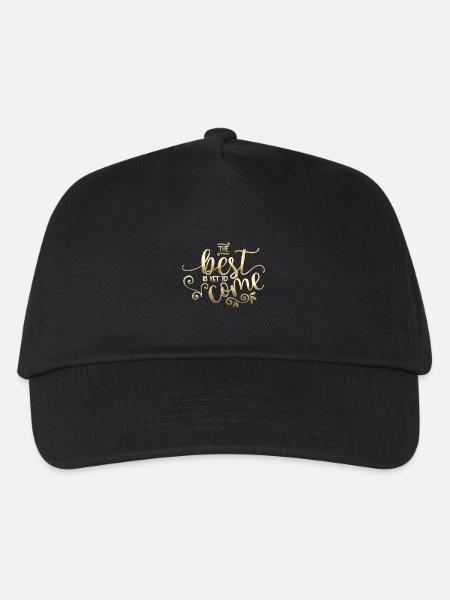 The Best Is Yet To Come - Kinder Basecap - Schwarz