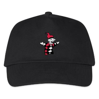 kasperle - Kasperletheater - 3 - Kinder Basecap - Schwarz - Vorne