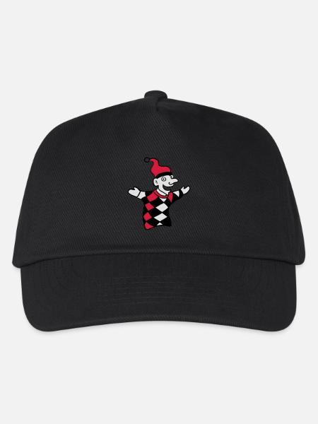 kasperle - Kasperletheater - 3 - Kinder Basecap - Schwarz