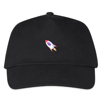 Space Rocket Pop Comic - Casquette de baseball Enfant - noir - Devant