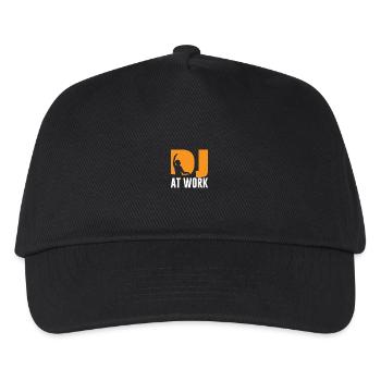 DJ at work - Kids’ Baseball Cap - black - Front