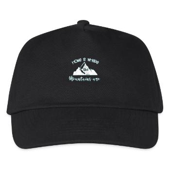 Climbing mountains - Kids’ Baseball Cap - black - Front