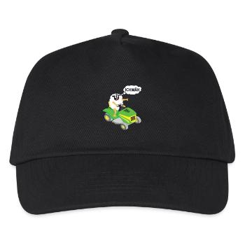 Funny Sheep T-Shirt Sheep Lawn Mower MOWER - Kids’ Baseball Cap - black - Front