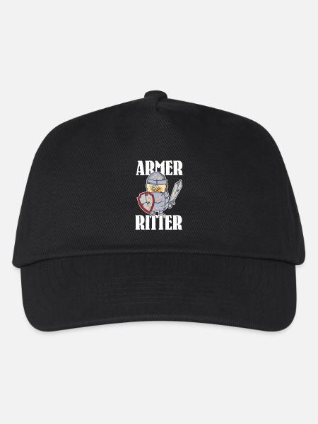 Armer Ritter, Frech Toast - Kinder Basecap - Schwarz