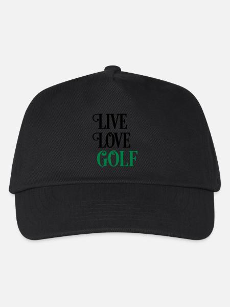 Golf - Kinder Basecap - Schwarz