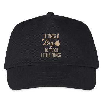 It takes a big heart - Kids’ Baseball Cap - black - Front