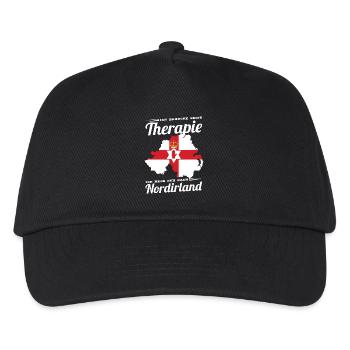 Nordirland T-Shirt Ich brauche keine Therapie - Kinder Basecap - Schwarz - Vorne