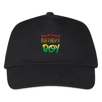 Happy Birthday - Kinder Basecap - Schwarz - Vorne