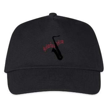 Saxophone / Jazz / Music - Kids’ Baseball Cap - black - Front