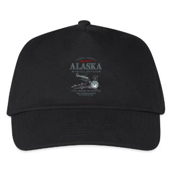 Alaska - Aircraft - Kinder Basecap - Schwarz - Vorne