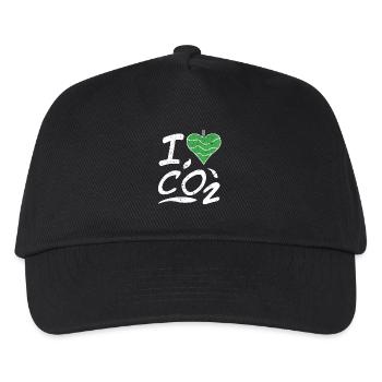 Changement climatique I Love CO2 Idée cadeau vintage - Casquette de baseball Enfant - noir - Devant
