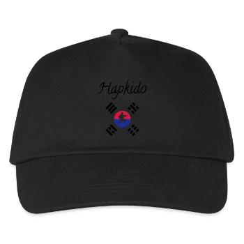 Hapkido / Hapkidoin / Martial Arts / Fight - Kinder Basecap - Schwarz - Vorne
