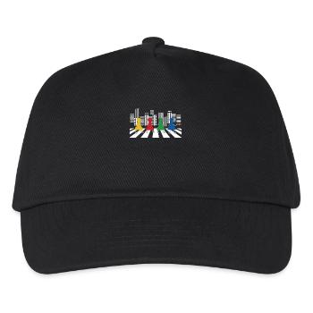 Brettspiele Shirt Der Weg zum Sieg - Kinder Basecap - Schwarz - Vorne
