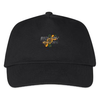 Biologie Genetik Logo Druck - Kinder Basecap - Schwarz - Vorne