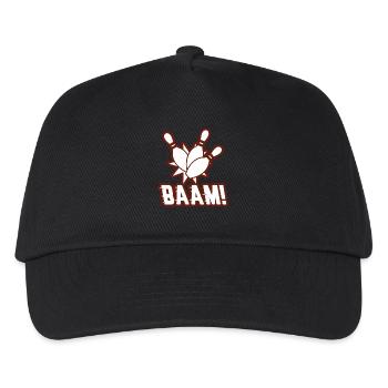 Bowling - Kinder Basecap - Schwarz - Vorne