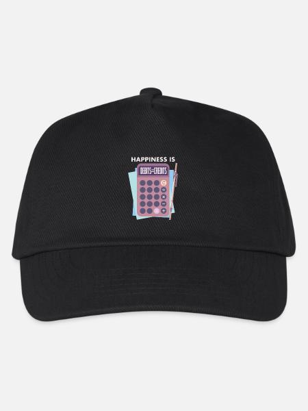 Buchhalter - Kinder Basecap - Schwarz