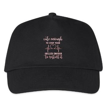 Arzt - Kinder Basecap - Schwarz - Vorne