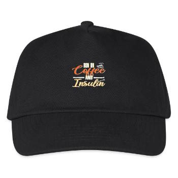 Funny Diabetes - Kinder Basecap - Schwarz - Vorne
