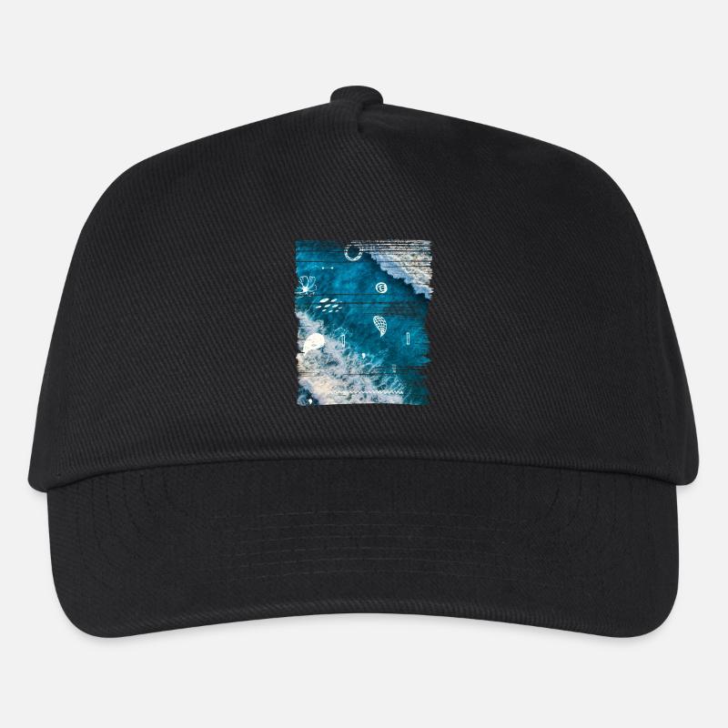 OCEAN - Kinder Basecap - Schwarz