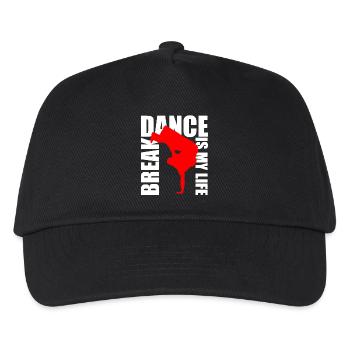break dance is my life - Casquette de baseball Enfant - noir - Devant