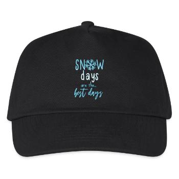 winter - Kids’ Baseball Cap - black - Front