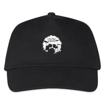 Schlagzeug Schlagzeuger - Kinder Basecap - Schwarz - Vorne