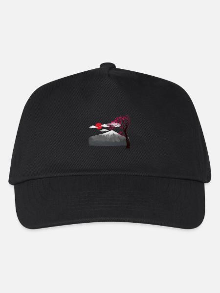 Cherry blossom Japan Asia Nature Mountains Mountain Nature - Kids’ Baseball Cap - black