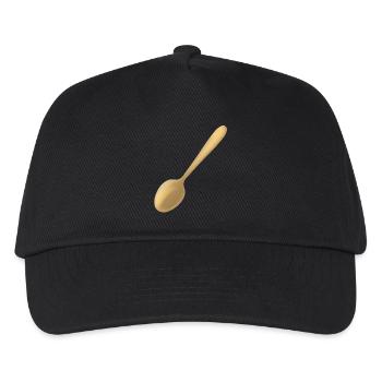 a golden spoon - Kids’ Baseball Cap - black - Front