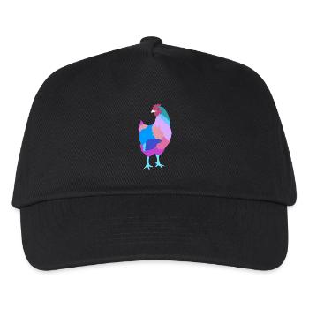 Chicken hen - Kids’ Baseball Cap - black - Front