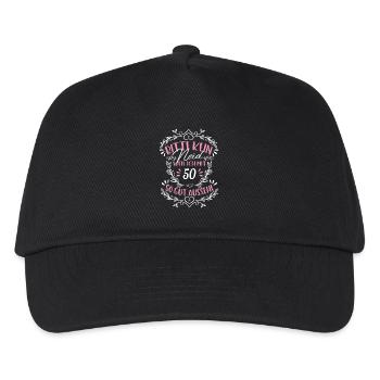 Kein Neid weil ich mit 50 so gut aussehe - Kinder Basecap - Schwarz - Vorne