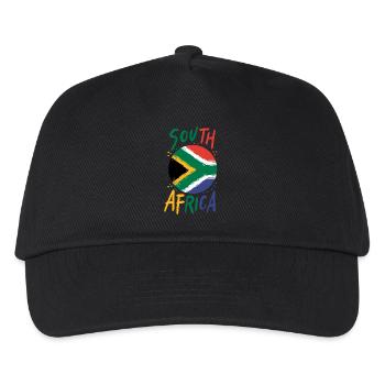Afrique du Sud - Casquette de baseball Enfant - noir - Devant