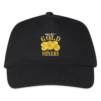 Goldgräber - Kinder Basecap - Schwarz - Vorne